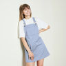 Blusenstoff Baumwoll-Mix Streifen – hellblau/weiss,  thumbnail number 7