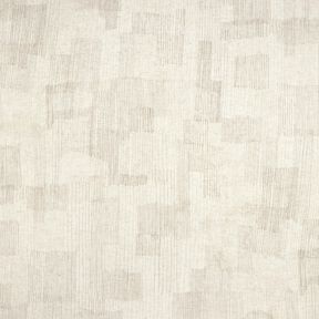 Gardinenstoff Leinen-Mix unregelmäßige Streifen  – dunkelbeige/natur, 