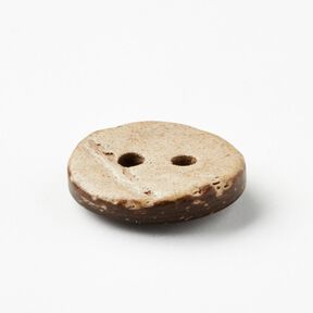 Kokosknopf [Ø 13 mm] – beige/dunkelbraun, 