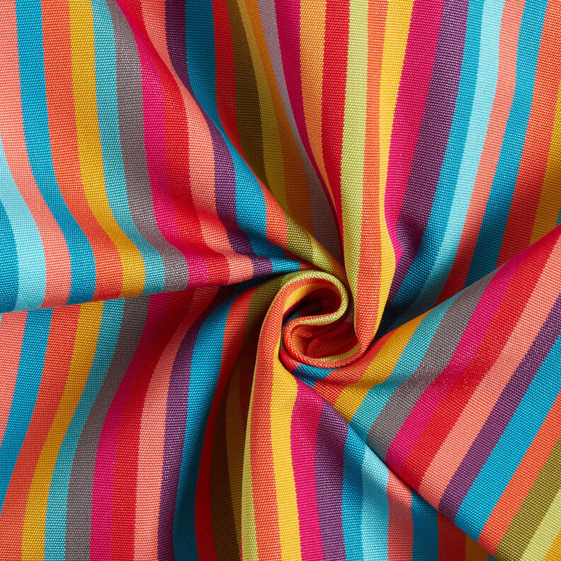 Outdoor Liegestuhlstoff Längsstreifen 44 cm – intensiv pink/blau,  image number 6