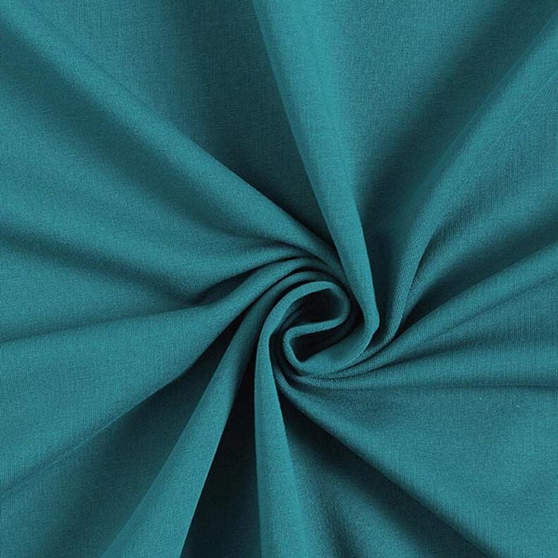 Leichter French Terry Uni – petrol,  image number 1