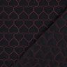 Steppstoff Neon Herzen | Poppy Fabrics – schwarz/neonpink,  thumbnail number 4