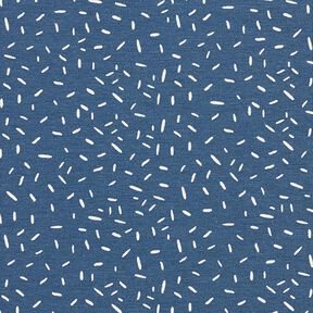 Baumwolljersey Konfetti – jeansblau, 
