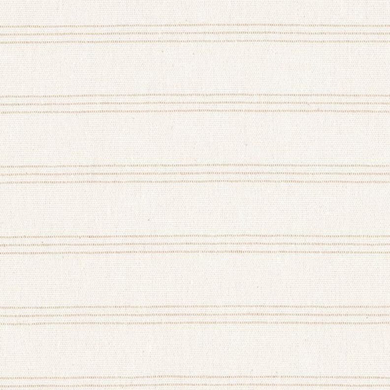 Dekostoff Canvas drei Streifen recycelt – beige,  image number 1