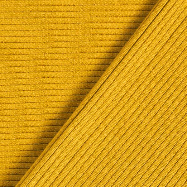 Jackenbündchen Heavy Hipster Cuff – senf | Reststück 50cm