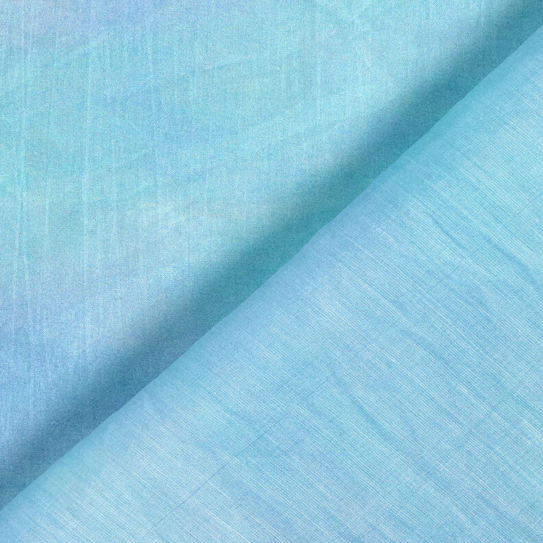 Leichter Tencel Batik – aquablau,  image number 5