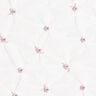 Softmesh gestickte Blümchen – weiss/rosé,  thumbnail number 1
