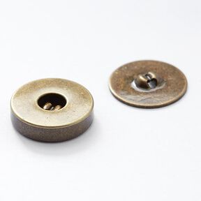 Magnetknopf [ Ø18 mm ] – altgold metallic, 