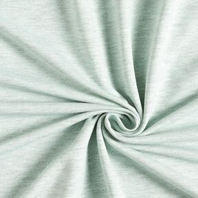 French Terry Fein Melange – mint/grau, 