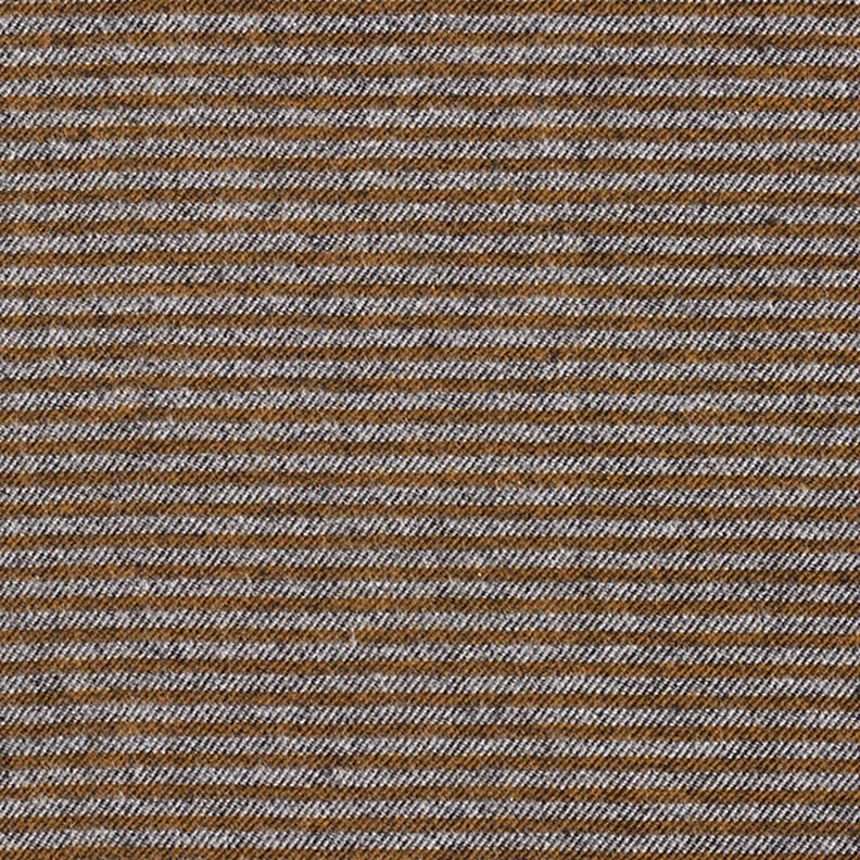 Hosenstoff Streifen – karamell/grau, image number 1