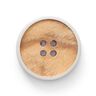 Holzknopf 4-Loch – beige/grau,  thumbnail number 1