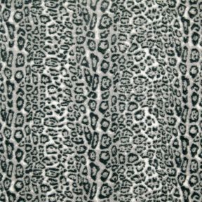 Kunstfell Schneeleopard – silber/anthrazit, 