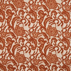 Bouclé-Spitze Blumen – kupfer, 