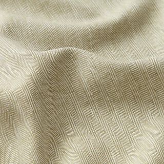 Leinen-Baumwoll-Mix Fischgrat – khaki, 
