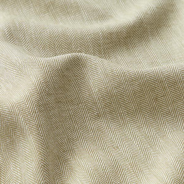 Leinen-Baumwoll-Mix Fischgrat – khaki, image number 2