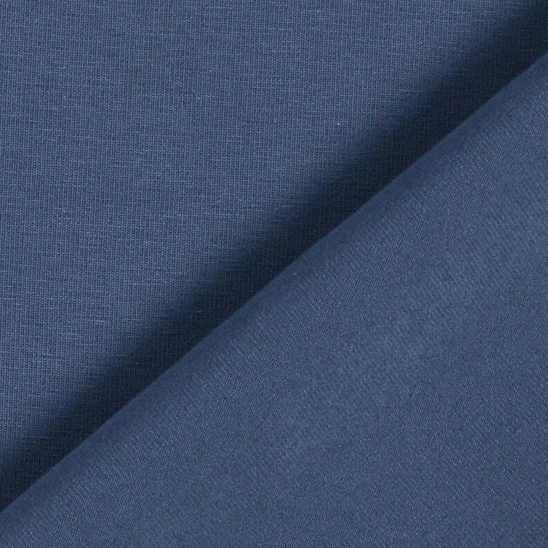 Baumwolljersey Medium Uni – jeansblau, image number 5