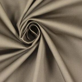 Baumwollsatin Stretch – dunkelbeige, 