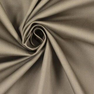 Baumwollsatin Stretch – dunkelbeige, 