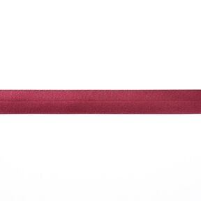 Schrägband Satin [20 mm] – bordeauxrot, 
