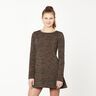 Romanit Jersey angeraut abstrakte Streifen – schwarzbraun,  thumbnail number 6