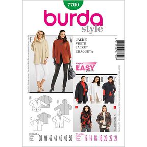 Jacke | Burda 7700 | 38-50, 