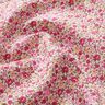Baumwollpopeline Millefleurs – weiss/rosa,  thumbnail number 2