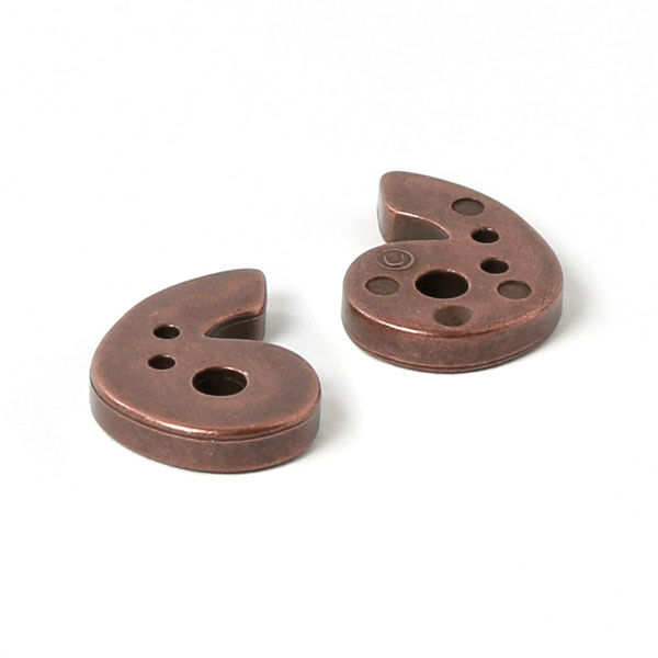 Zahlenknopf 6 - Metalloptik, image number 2