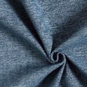 Polsterstoff Chenille Melange – blau/silbergrau, 
