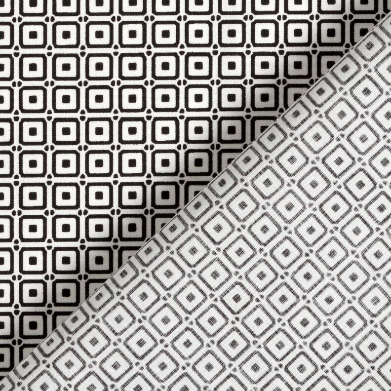 Hemdenstoff Kästchen – schwarz/weiss,  image number 4