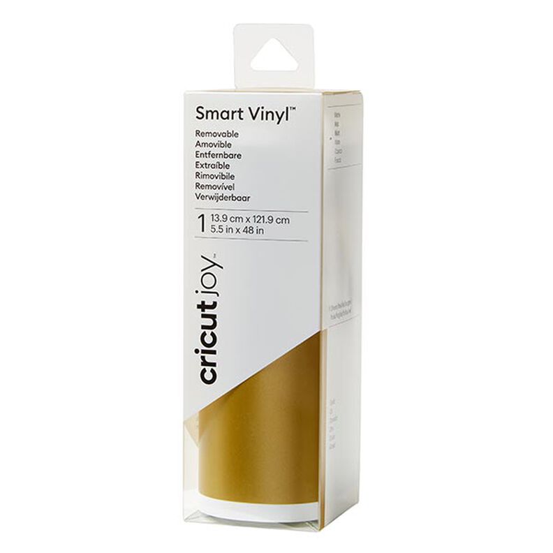 Cricut Joy Smart Vinylfolie matt [ 13,9 x 121,9 cm ] – gold metallic,  image number 1