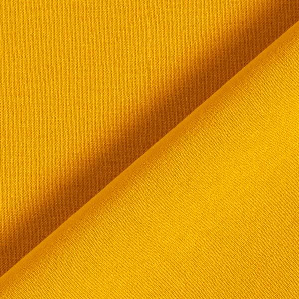 GOTS Baumwolljersey | Tula – curry | Reststück 120cm