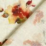 Viskose-Leinen-Mix Aquarellblumen – natur/terracotta,  thumbnail number 4