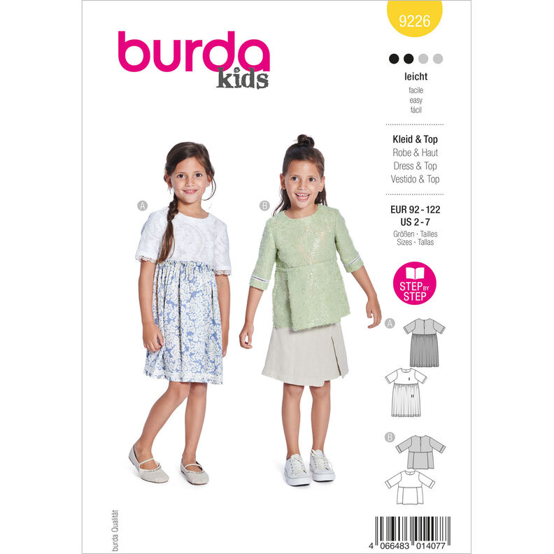 Kleid | Burda 9226 | 92-122,  image number 1