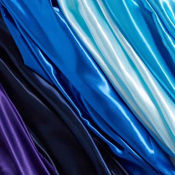 Polyestersatin – helltürkis | Reststück 50cm