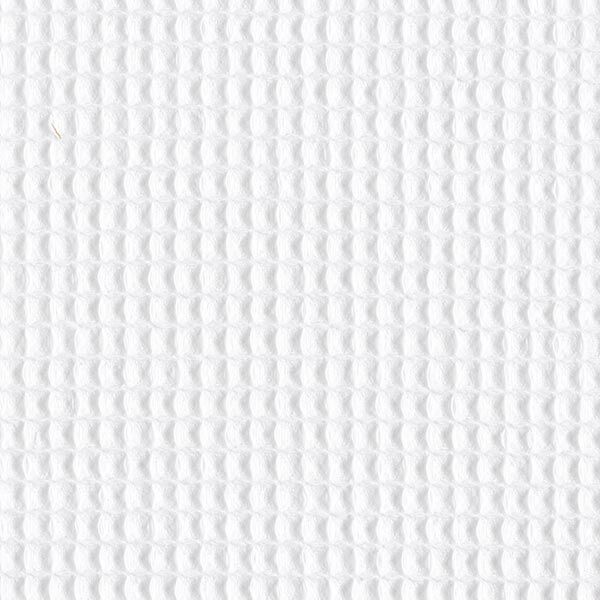 Waffelpiqué – weiss | Reststück 50cm
