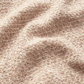 Polsterstoff bunte Boucléoptik – anemone/hellbeige, 
