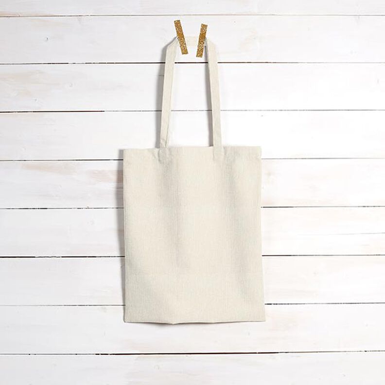 Dekostoff Jacquard dezente Rippen – creme,  image number 7