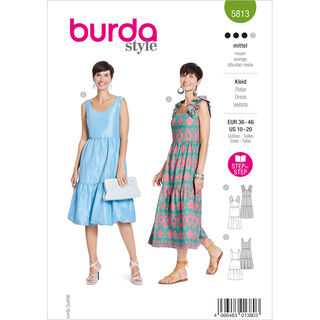 Kleid | Burda 5813 | 36-46, 
