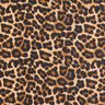 Beschichtete Baumwolle feines Leomuster – braun/schwarz,  thumbnail number 1