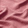Musselin Foliendruck Rechteck | by Poppy – altrosa,  thumbnail number 2