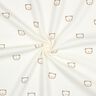 Waffeljersey Bärchen | Poppy Fabrics – wollweiss/rehbraun,  thumbnail number 3