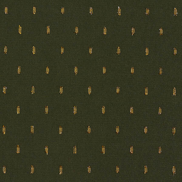 Viskosestoff Glitzertropfen – dunkelgrün
