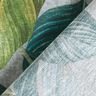 Dekostoff Canvas Ficus-Blätter – blautanne/grau,  thumbnail number 4