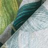Dekostoff Canvas Ficus-Blätter  – blautanne/grau,  thumbnail number 4