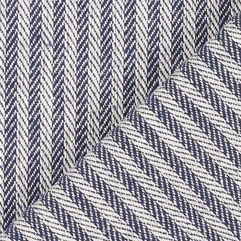 Möbelstoff Jacquard Streifen – blau,  image number 3