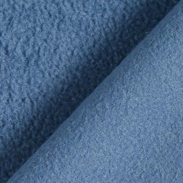 Antipilling Fleece – taubenblau | Reststück 50cm