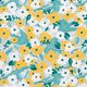 GOTS Baumwolljersey Vögel & Blumen B-Ware  | Tula – pastellgrün,  thumbnail number 1