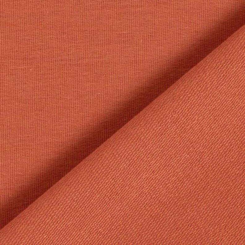 Leichter French Terry Uni – terracotta,  image number 5