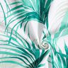 Dekostoff Panama Palmwedel – weiss/smaragdgrün,  thumbnail number 3