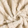 Kunstfell Bouclé Stoff Rauten – sand/natur,  thumbnail number 3